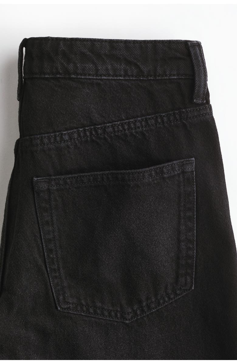 H&M Denim bermuda shorts, Alternate, color, Dark Gray