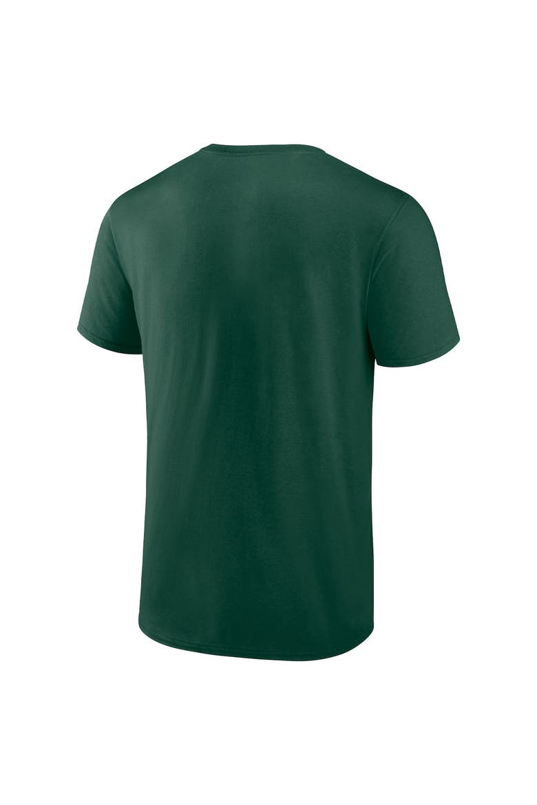 Men's Fanatics Branded Green Green Bay Packers Go Pack Go Heavy Hitter T-Shirt, Alternate, color, Green