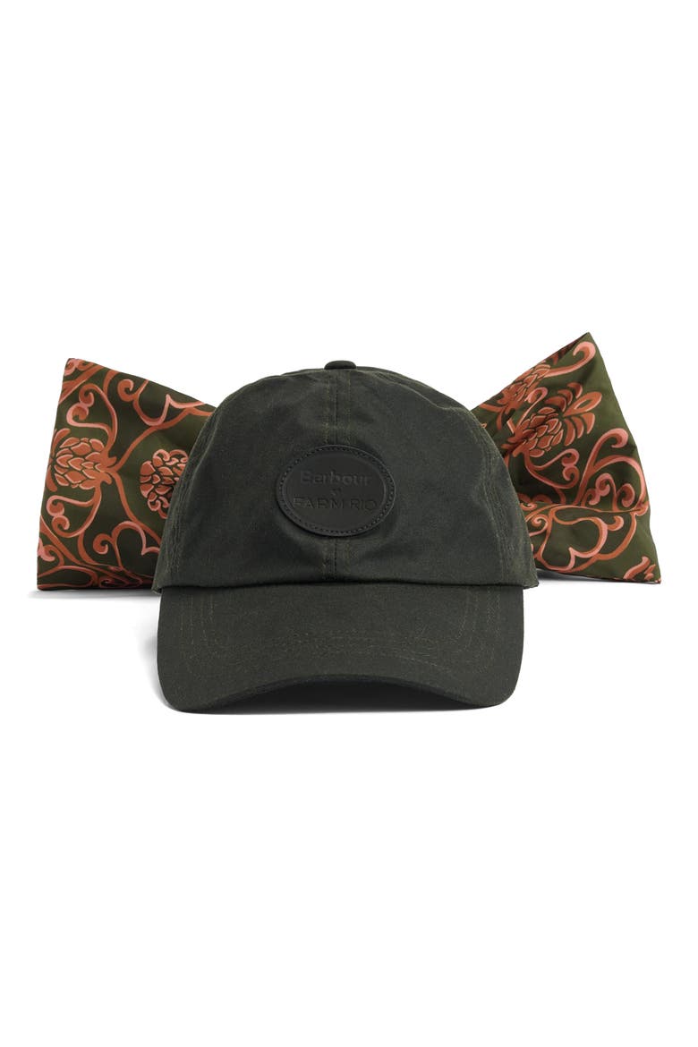 x Farm Rio Alice Baseball Cap, Alternate, color, FERN/GREEN HEART