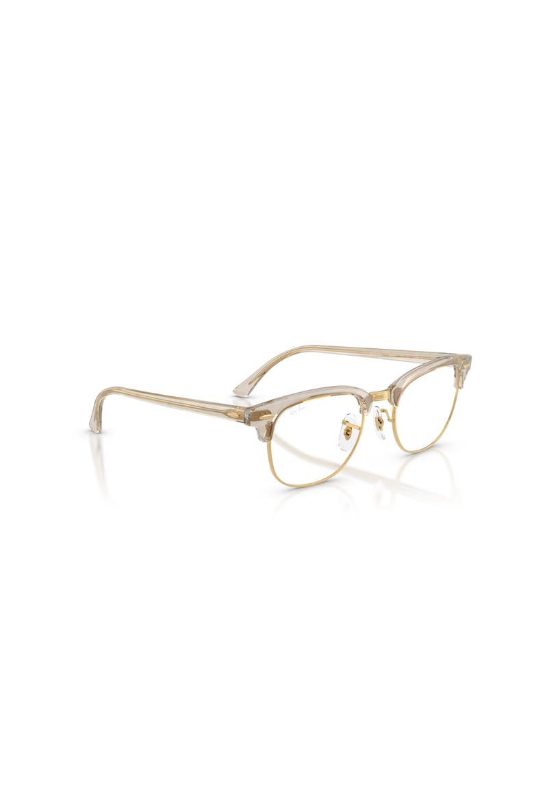 51mm Square optical glasses, Alternate, color, Grey
