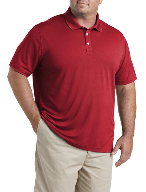 Big & Tall Solid Golf Polo Shirt