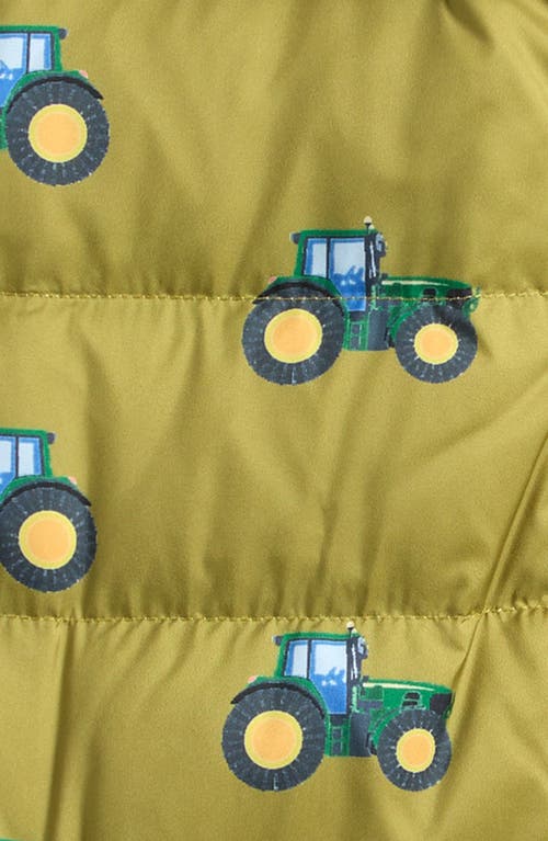 Calonie Kids' Casey Reversible Down Puffer Vest In Yellow