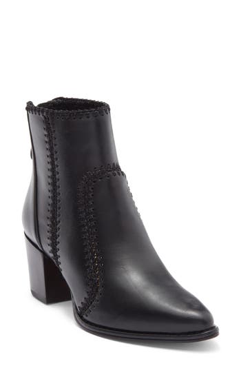 Alexandre Birman Benta Whipstitch Bootie In Black
