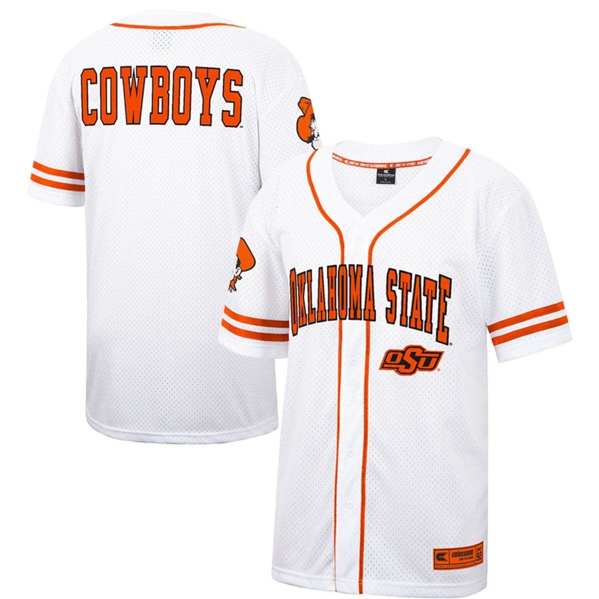 COLOSSEUM Men's Colosseum White Oklahoma State Cowboys Free Spirited ...