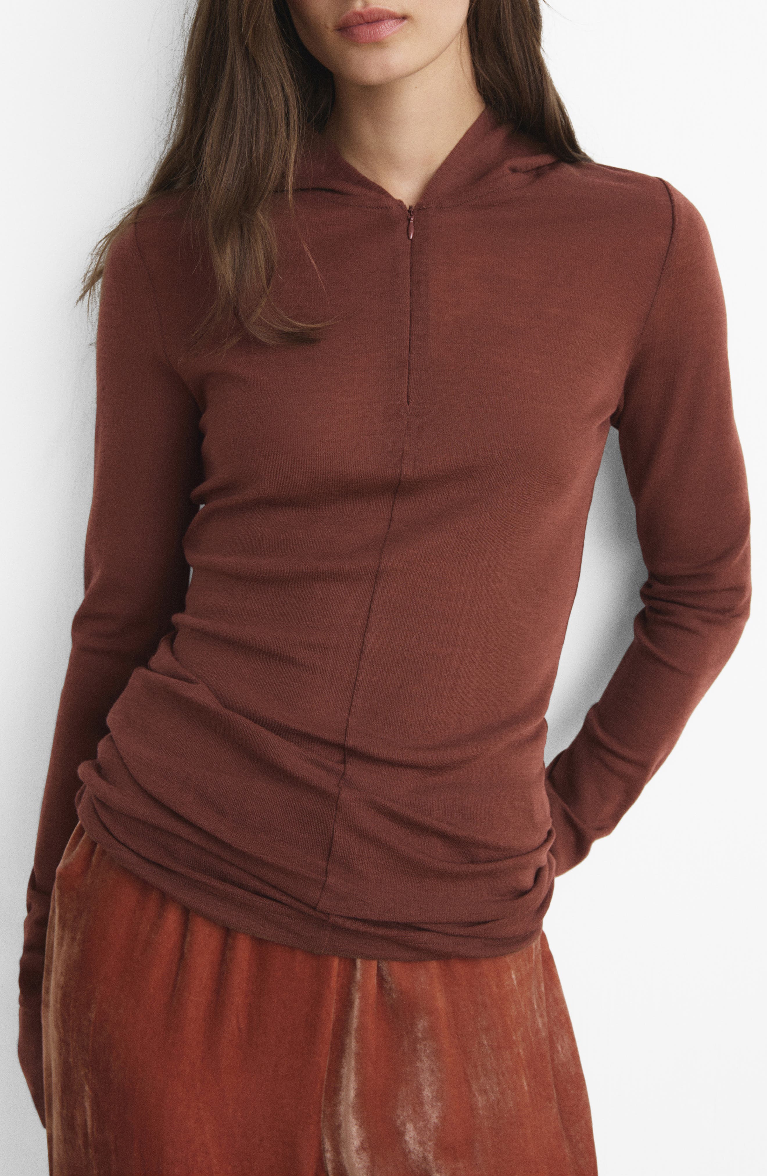 Wool Zip Hoodie - image 3