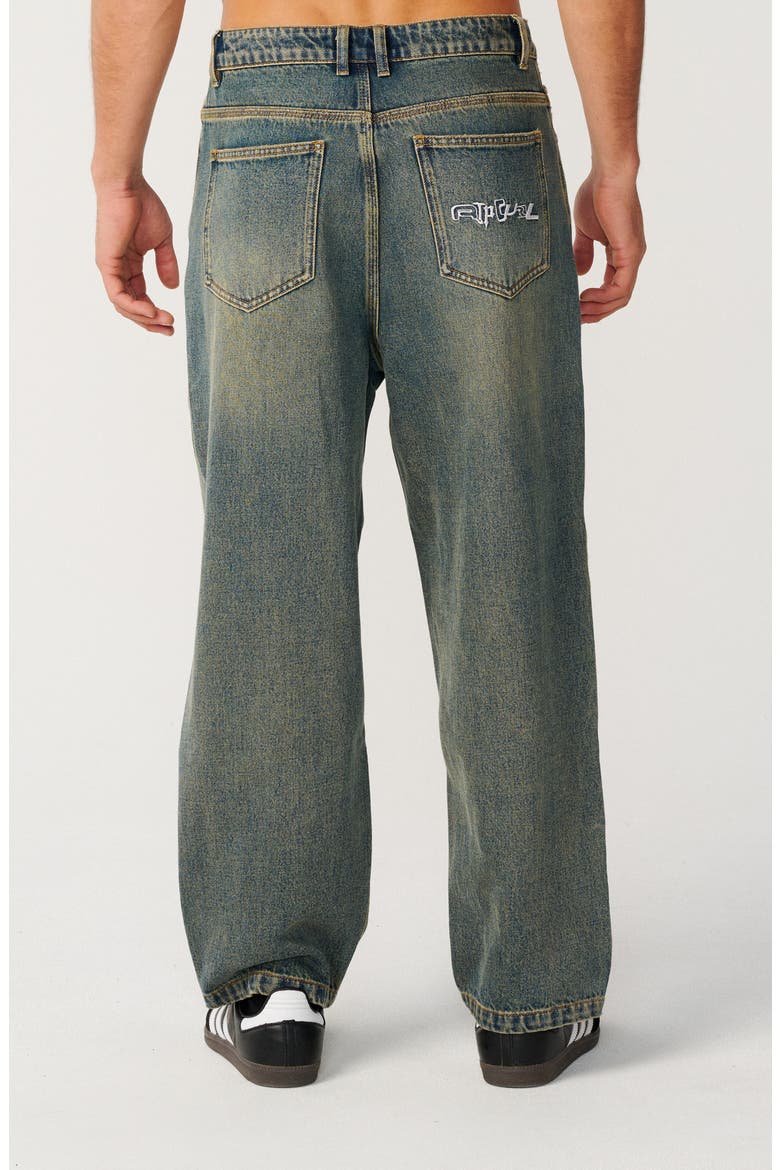 Archive Dirty Denim Jeans, Alternate, color, DIRTY MID BLUE