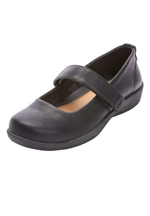 The Carla Mary Jane Flat (Wide Widths Available)