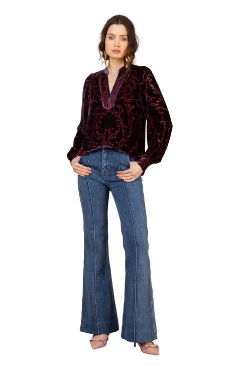 Kailey Velvet Top