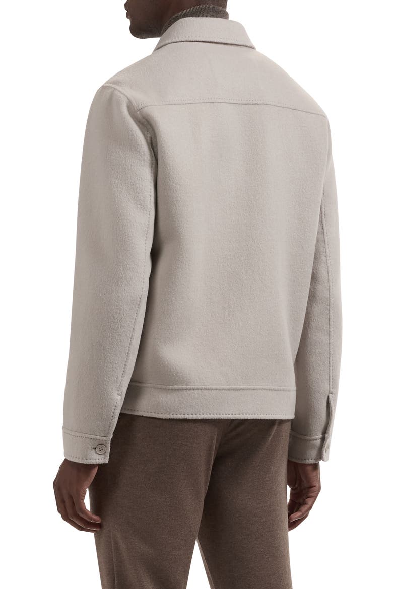 Wool Blend Blouson Jacket, Alternate, color, LIMESTONE