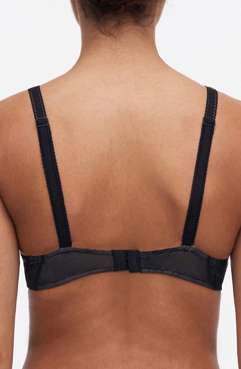 Chantelle Lingerie True Lace Underwire Plunge Bra, Alternate, color, 