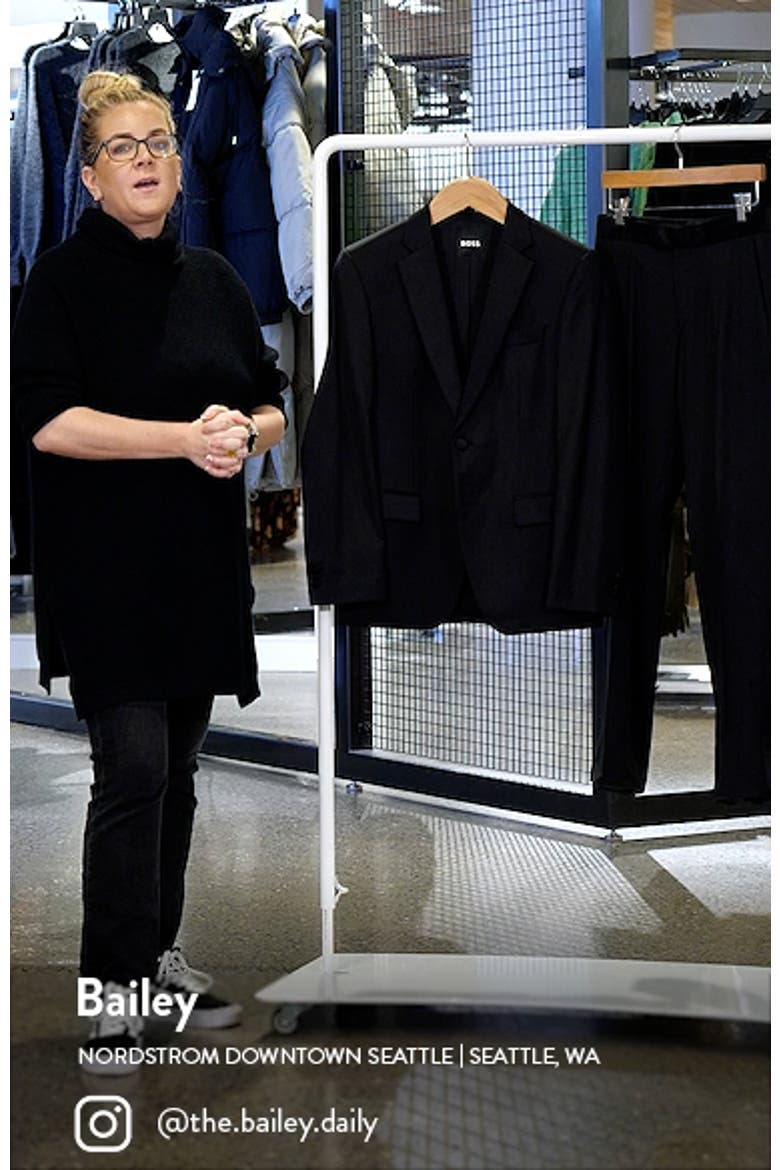 Huge Slim Fit Black Wool Tuxedo video
