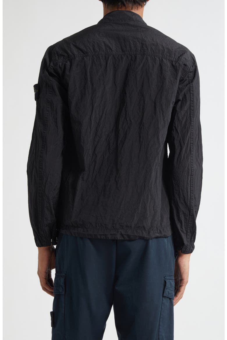 Zip Front Shirt, Alternate, color, V0029 BLACK
