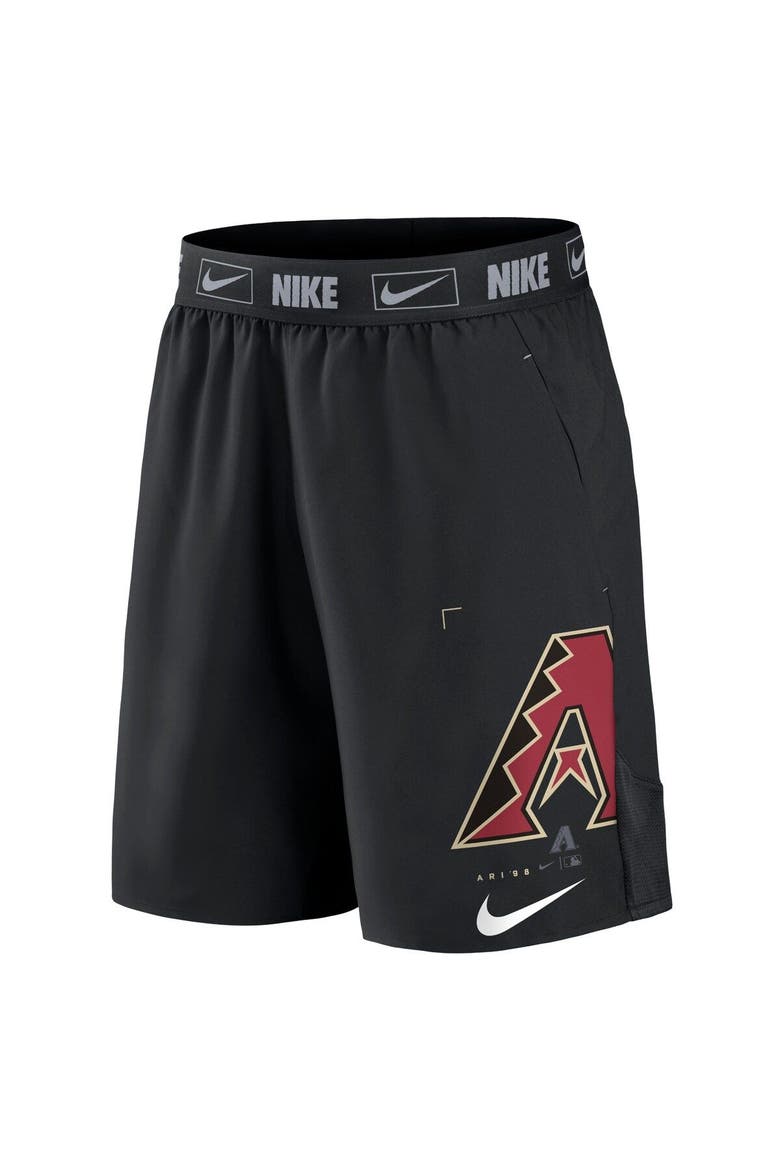 Men's Nike Black Arizona Diamondbacks Bold Express Performance Shorts, Alternate, color, Black