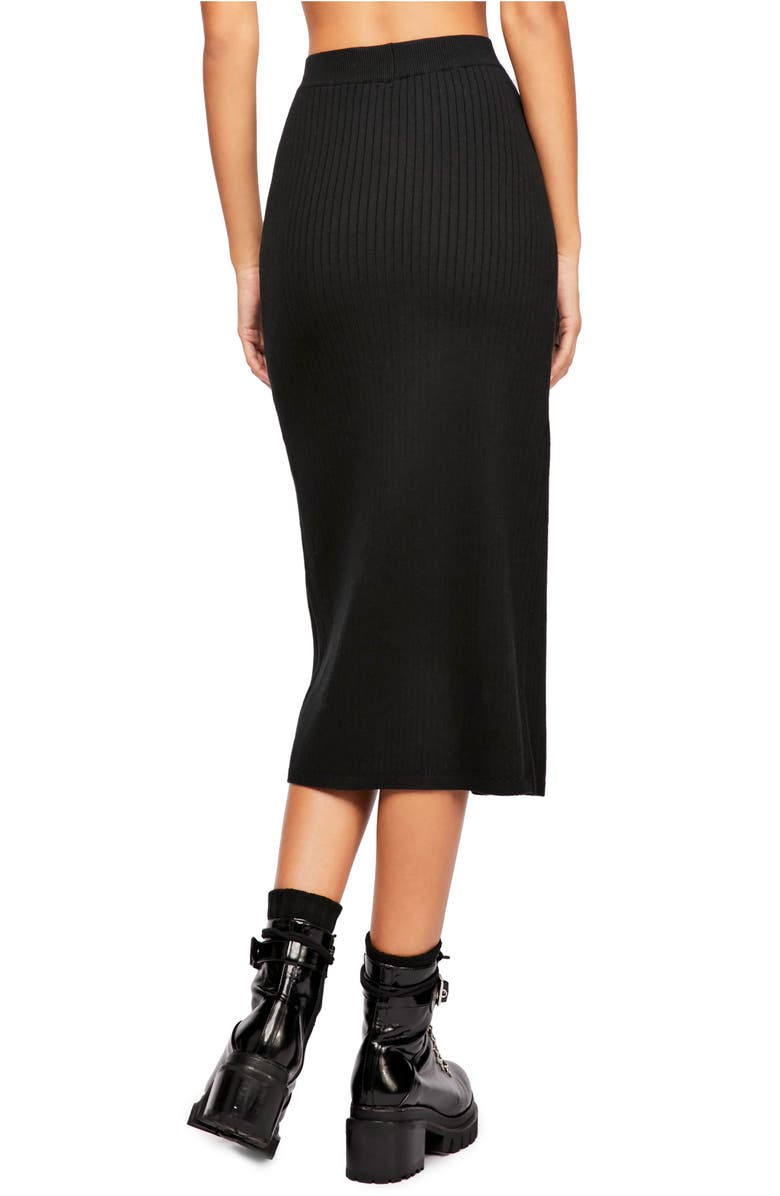 Free People Skyline Rib Midi Skirt, Alternate, color, 