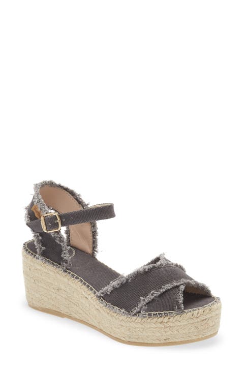 Irina Ankle Strap Wedge Sandal (Women)