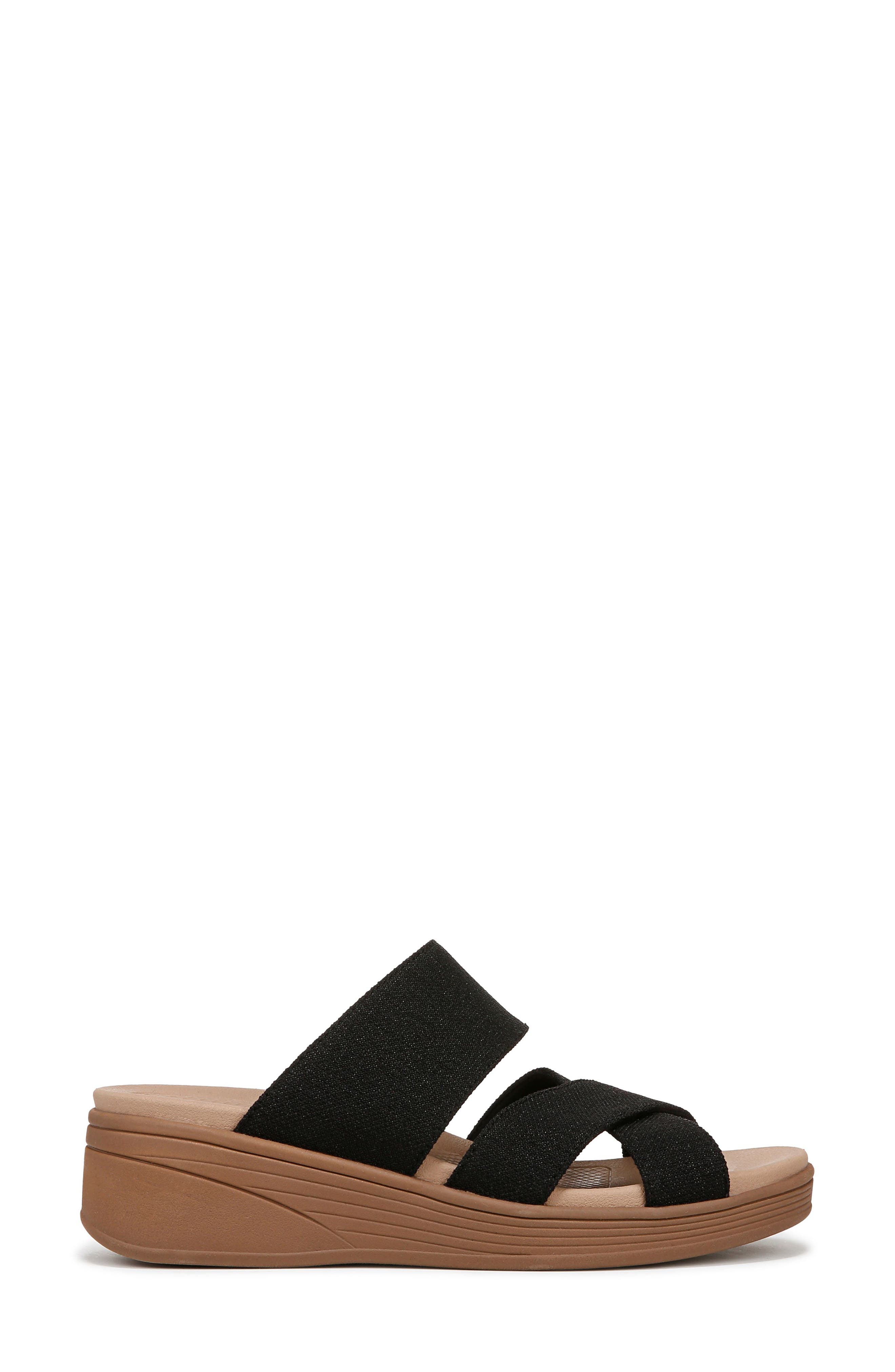 LifeStride Fiona Wedge Sandal, Alternate, color, Black
