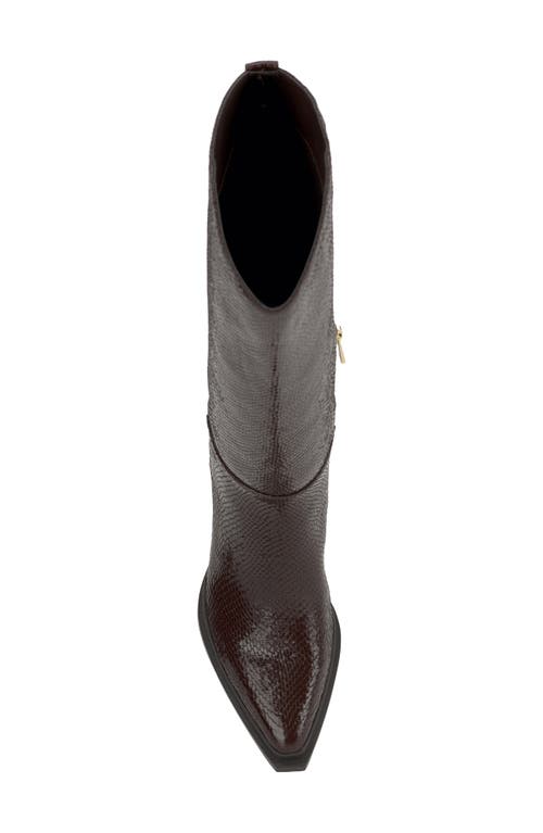 Jessica Simpson Hemmia Pointed Toe Knee High Boot In Brown