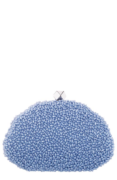 Shop Nina Hera Frame Clutch In Icy Blue