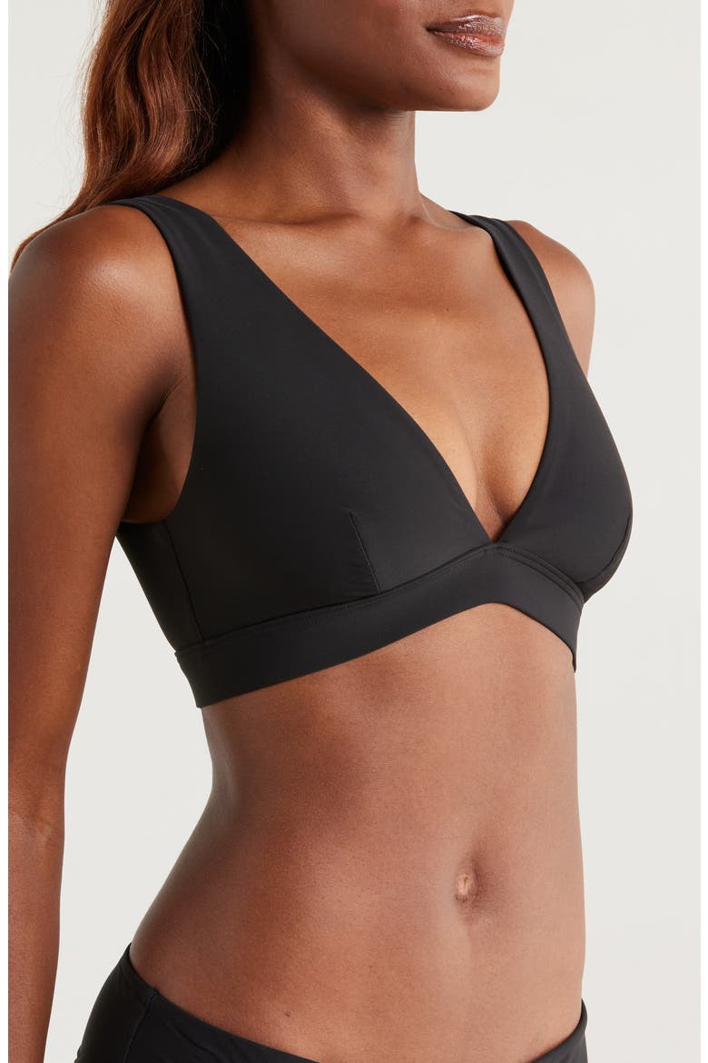 Lya Bikini Top, Alternate, color, BLACK