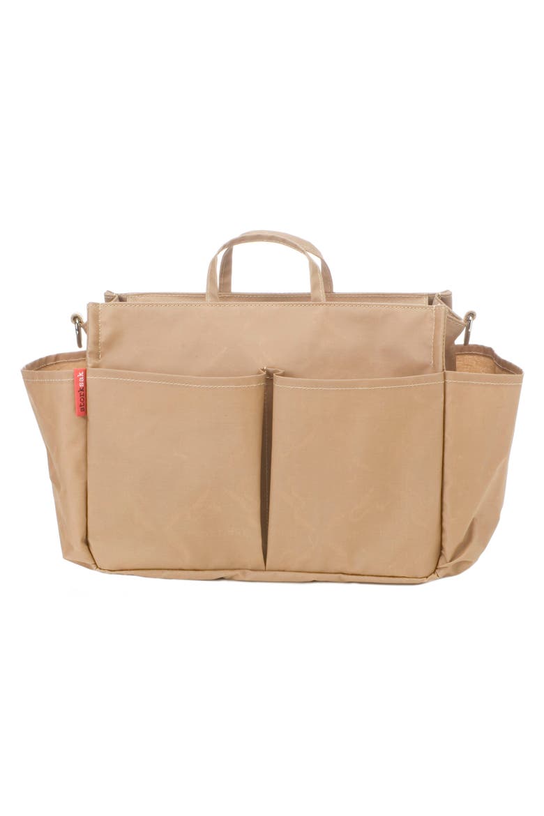 NOA Leather Diaper Bag, Alternate, color, TAN