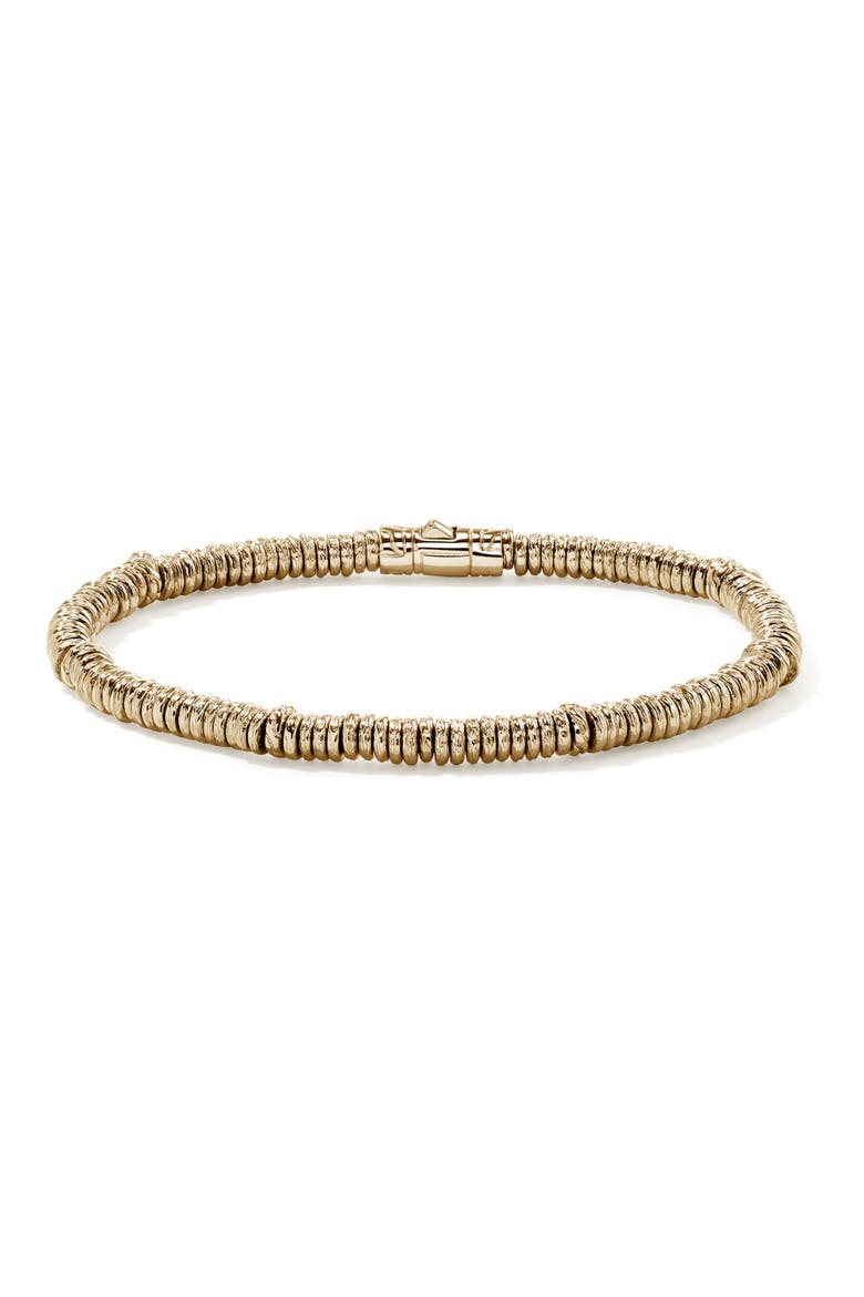 Heishi Bracelet, Gold, Main, color, GOLD