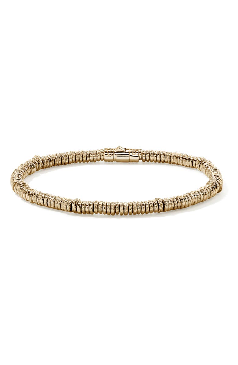 John Hardy Heishi Bracelet, Gold, Main, color, Gold