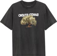 SANTO STUDIO Olive Tree Graphic T-Shirt