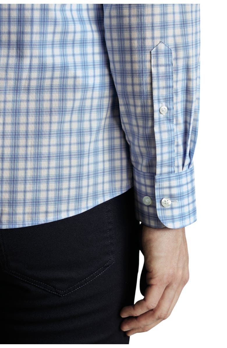 Charles Tyrwhitt Non-Iron Stretch Check Shirt, Alternate, color, Cornflower Blue