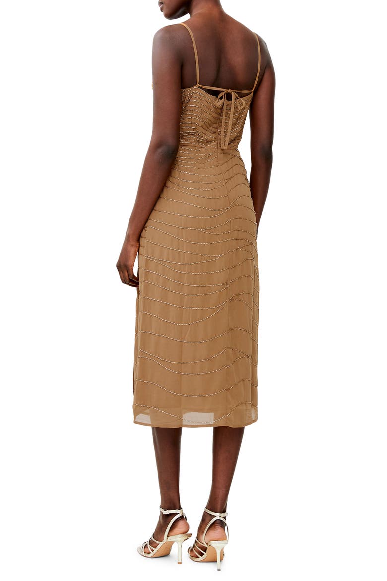 French Connection Chandler Beaded Midi Dress (Women)
