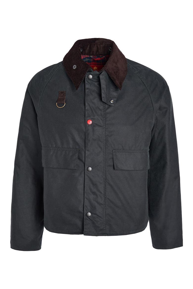 Lunar Spey Waxed Cotton Jacket, Alternate, color, SAGE