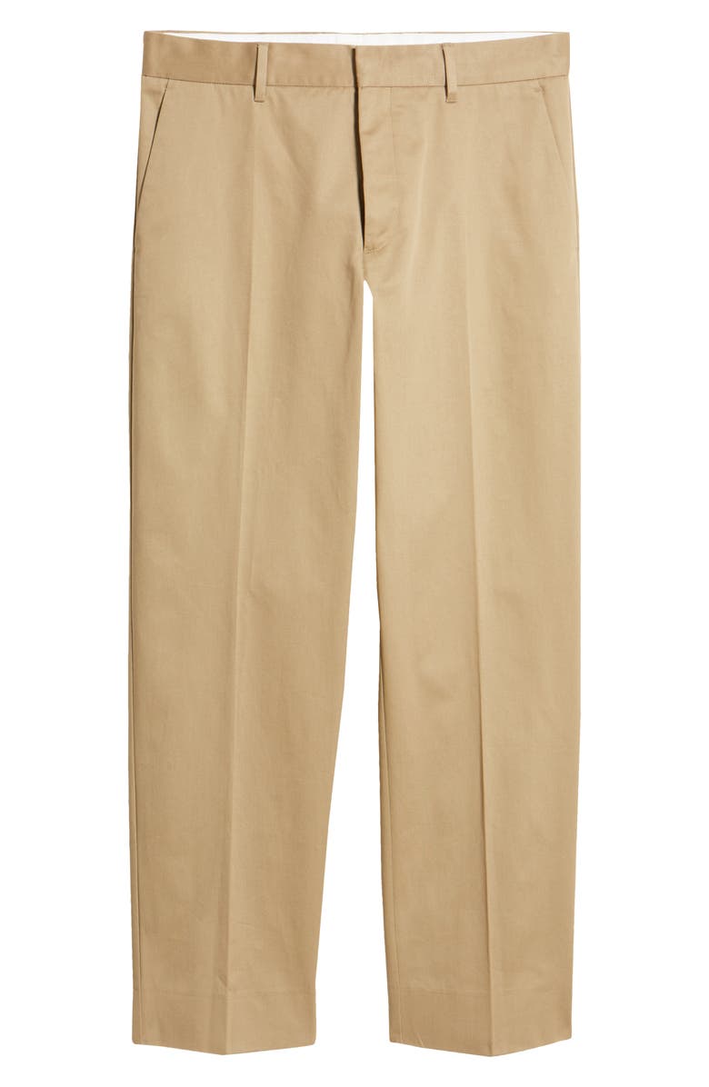 Norse Projects Andersen Flat Front Chinos, Alternate, color, Utility Khaki