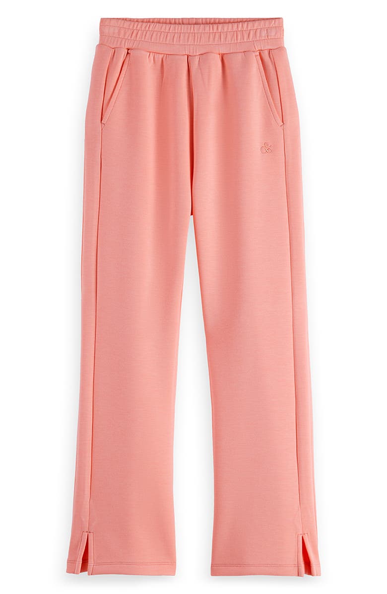Scotch & Soda Kids' Slit Hem Sweatpants, Main, color, Apricot Blush