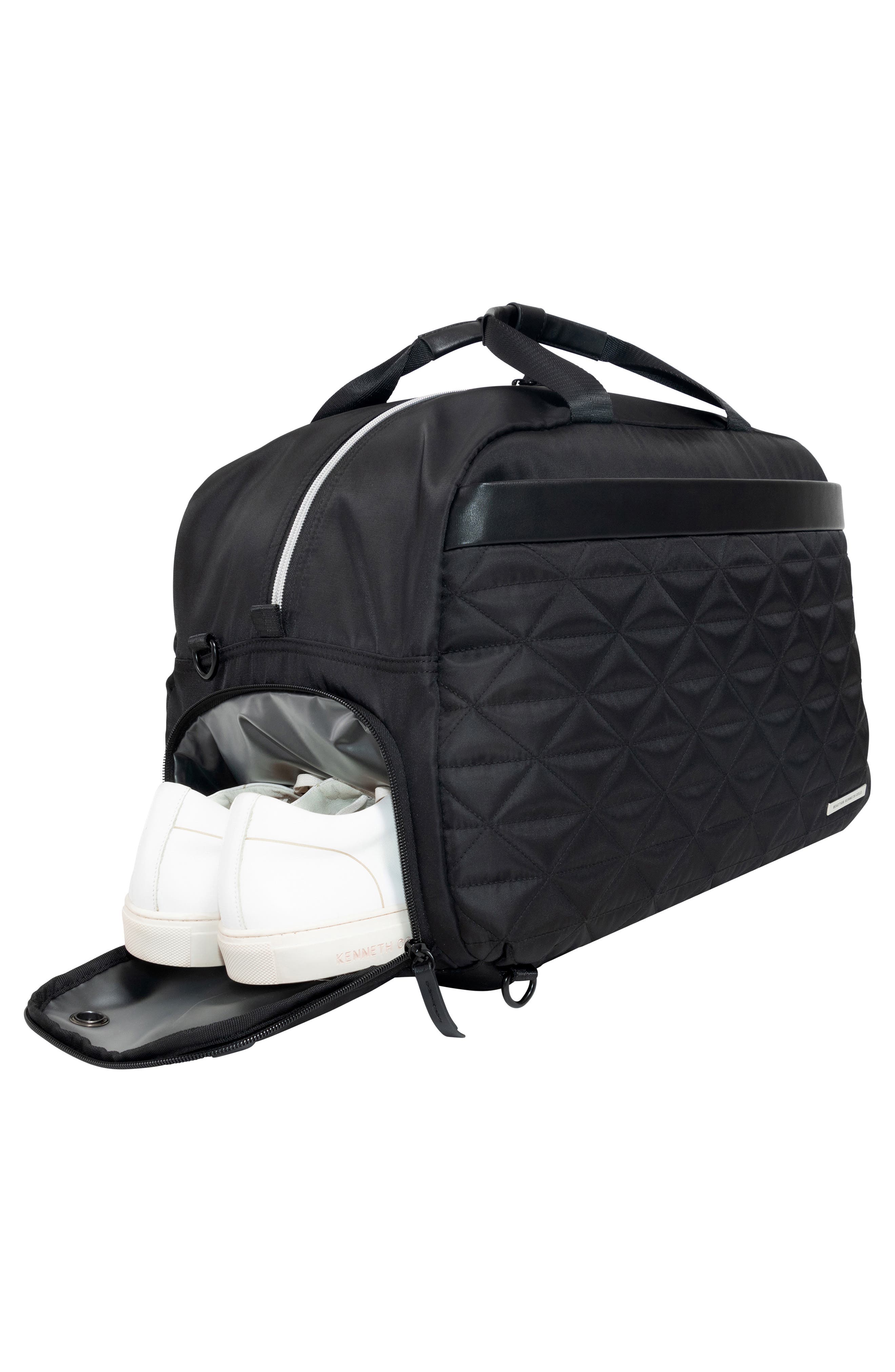 Kenneth Cole Reaction Emma Duffle Bag, Alternate, color, Black