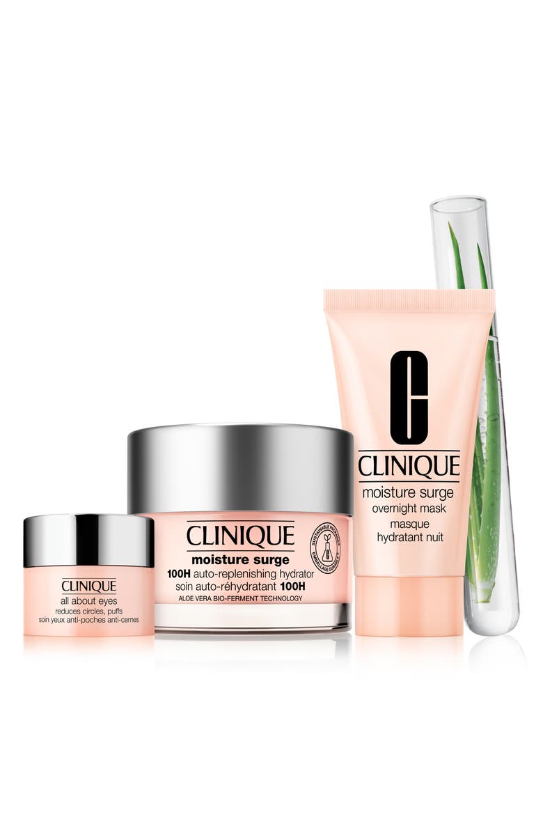 Clinique Hydrate & Glow Skin Care Set USD $63.50 Value, Alternate, color,