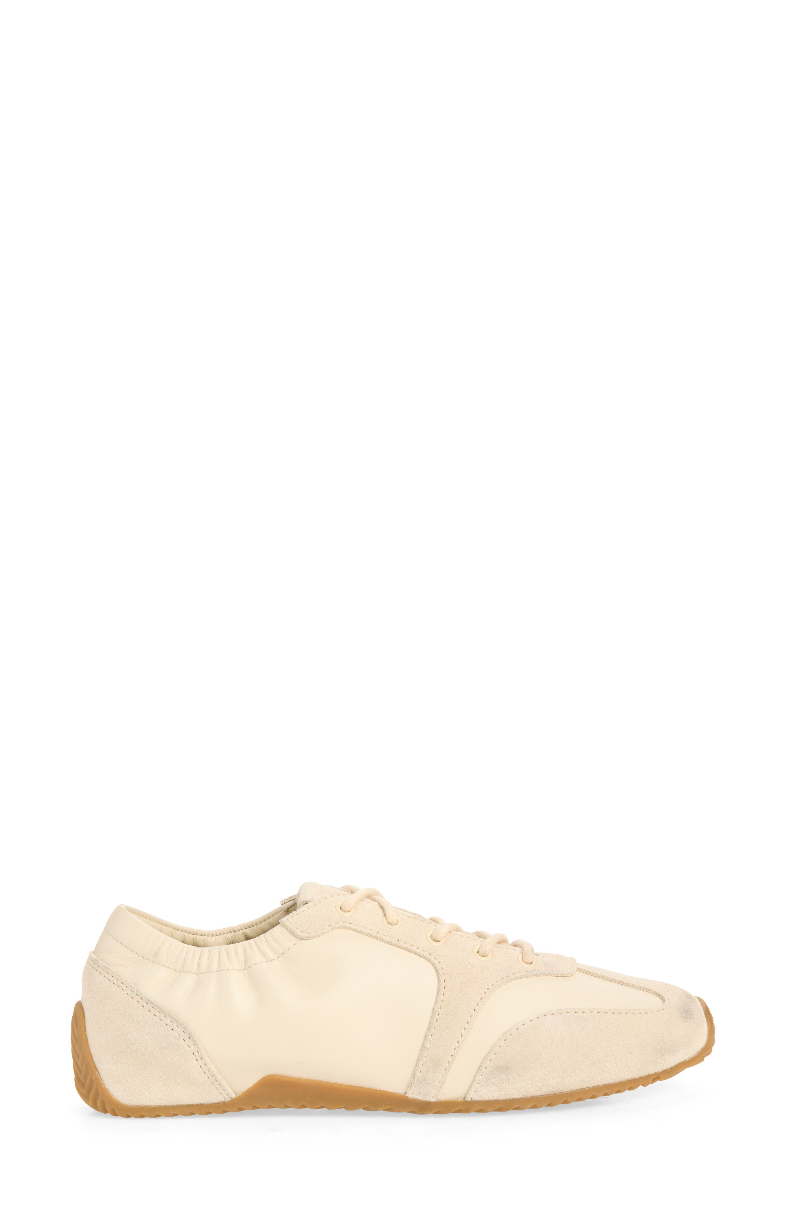 Emilee Leather Ballet Runner Sneaker, Alternate, color, ROUX