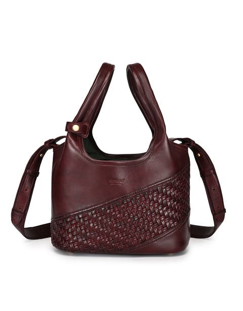 Lily Small Handwoven Everyday Leather Tote