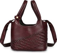 OLD TREND Lily Small Handwoven Everyday Leather Tote