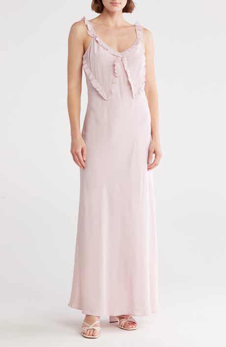 Joie Emer Ruffle Silk Gown
