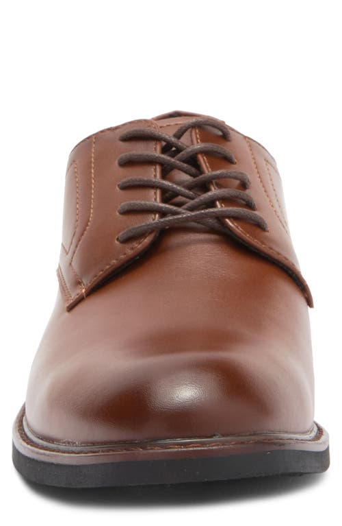 Steve Madden Plain Toe Derby In Cognac