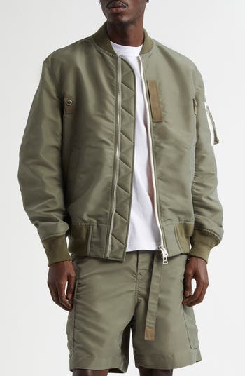 Sacai Nylon Twill Bomber Jacket | Nordstrom
