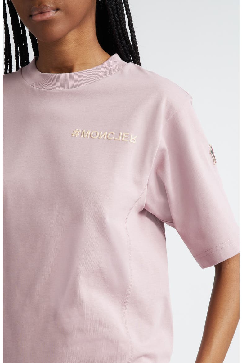 Logo Cotton Jersey T-Shirt, Alternate, color, PINK DOLPHIN