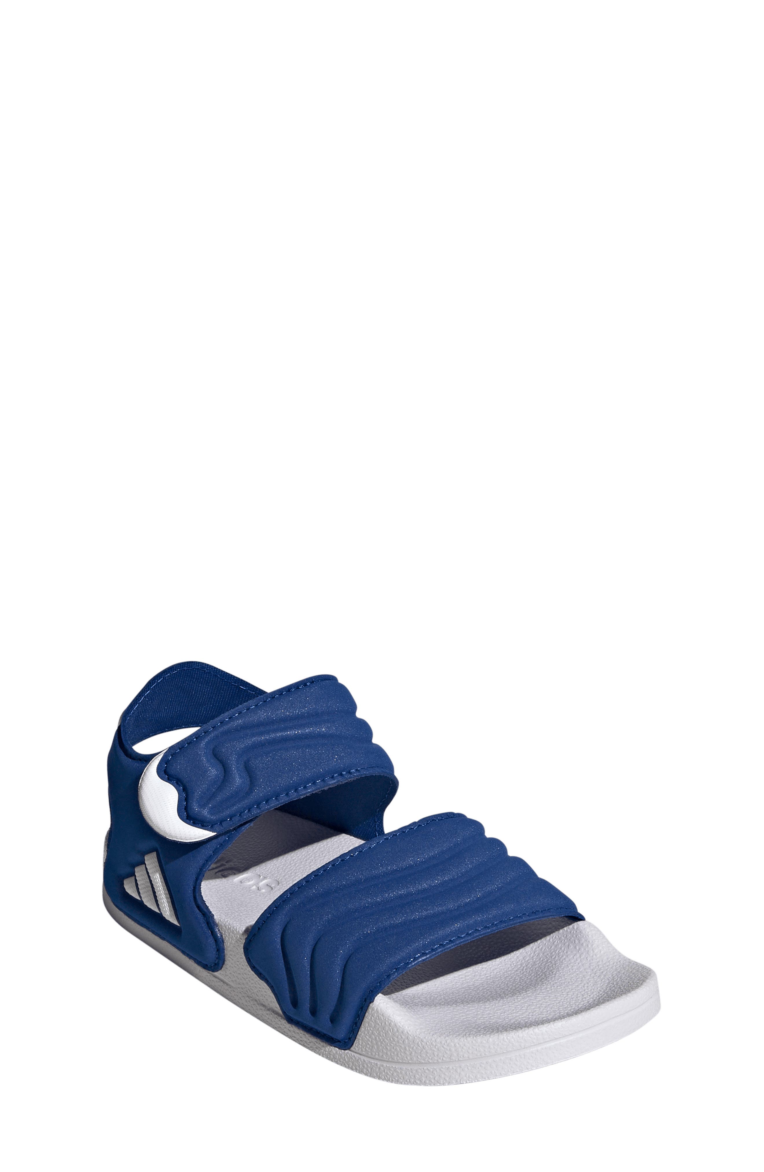 adidas Kids' Adilette Sandal, Main, color, Royal Blue/ White