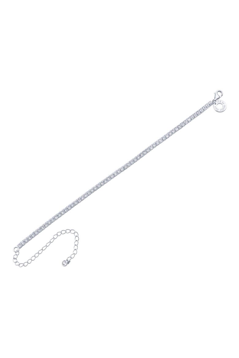 Cubic Zirconia Tennis Bracelet (Nordstrom Exclusive), Alternate, color, CLEAR/ SILVER