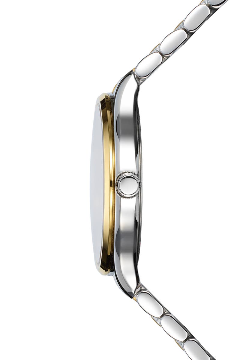 BALMAIN WATCHES Beleganza Diamond Bracelet Watch, 32mm, Alternate, color, Stainless Steel/Yellow Gold