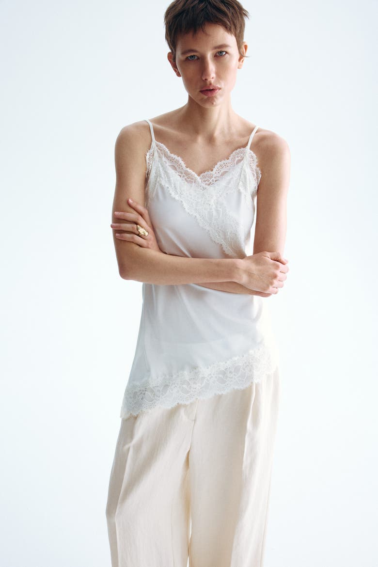 Tailored Trousers, Alternate, color, Light beige
