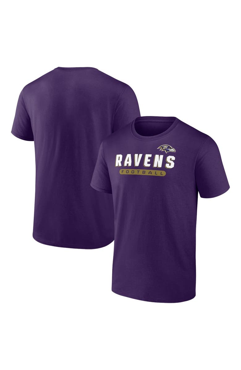 FANATICS Men's Fanatics Branded  Purple Baltimore Ravens T-Shirt, Main, color, 