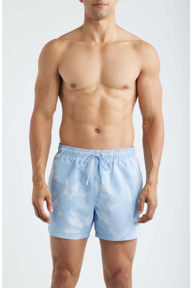 Lionfish Swim Trunks, Main, color, LIGHT/ PASTEL BLUE