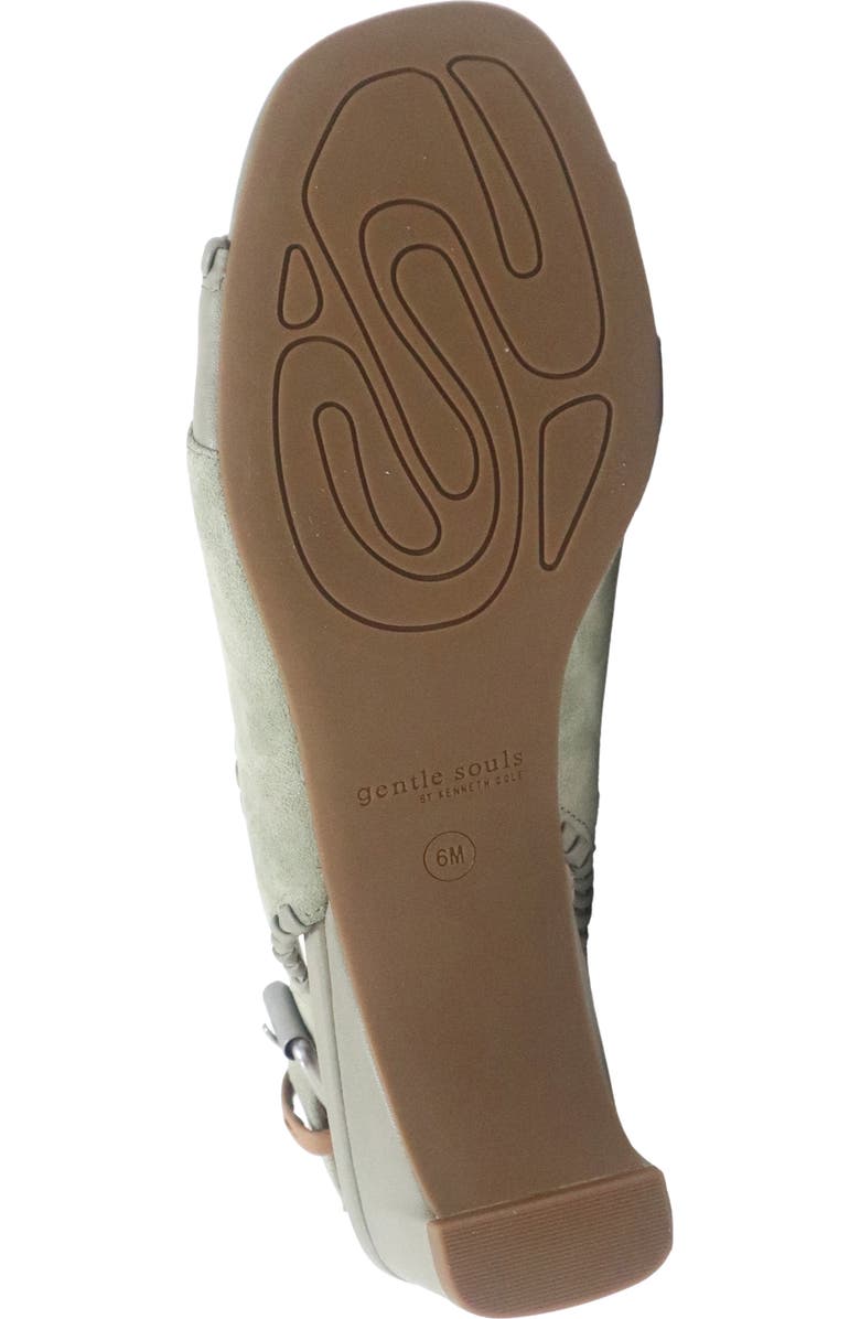 Gentle Souls Samarra Slingback Sandal, Alternate, color, Silver Sage Suede