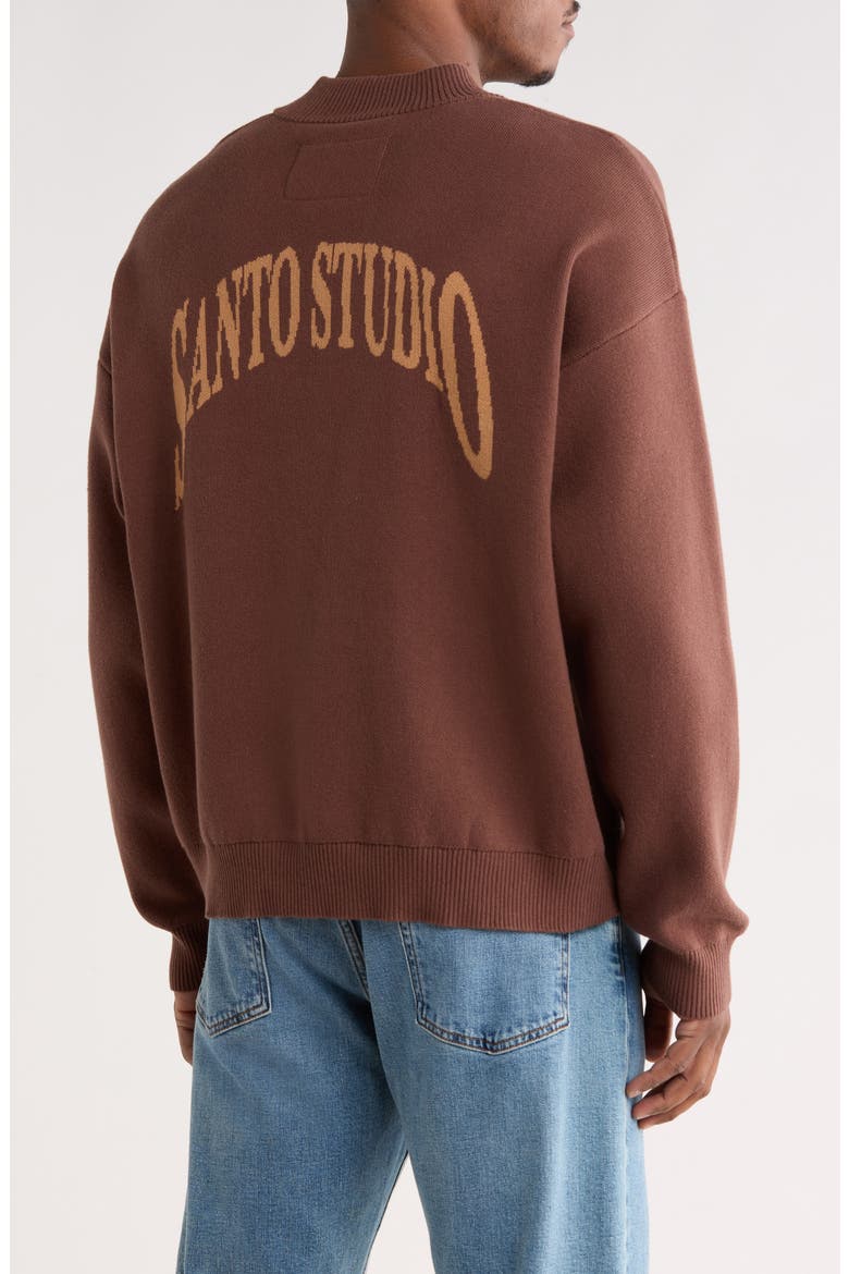 Maple Crest Cotton Quarter Zip Sweater, Alternate, color, DOLCE