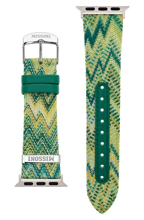 Zigzag 22mm Textile Apple Watch® Watchband